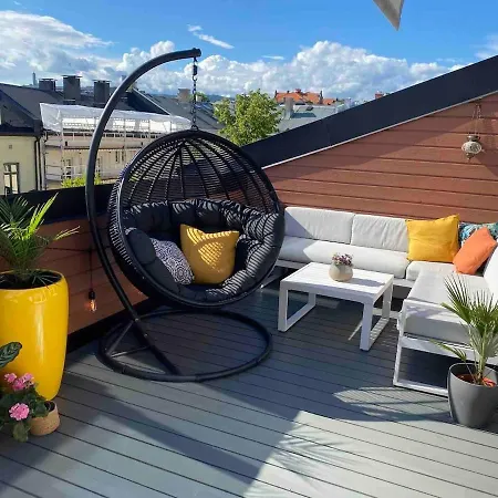 Stylish Gruenerlokka Penthouse With Rooftop Terrace Apartment *