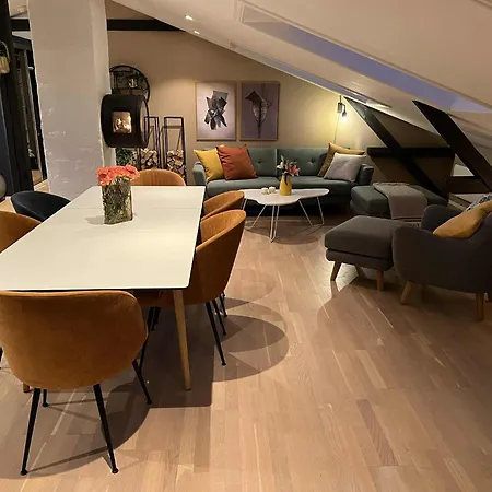 Stylish Gruenerlokka Penthouse With Rooftop Terrace *