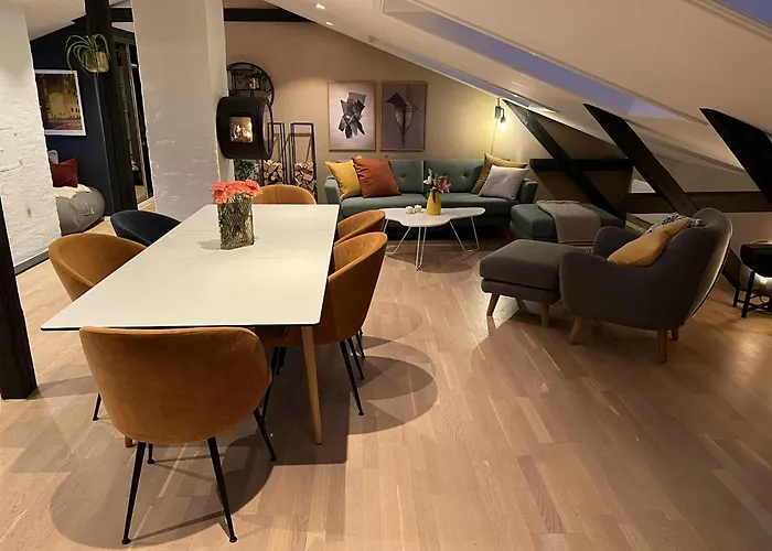Stylish Gruenerlokka Penthouse With Rooftop Terrace *