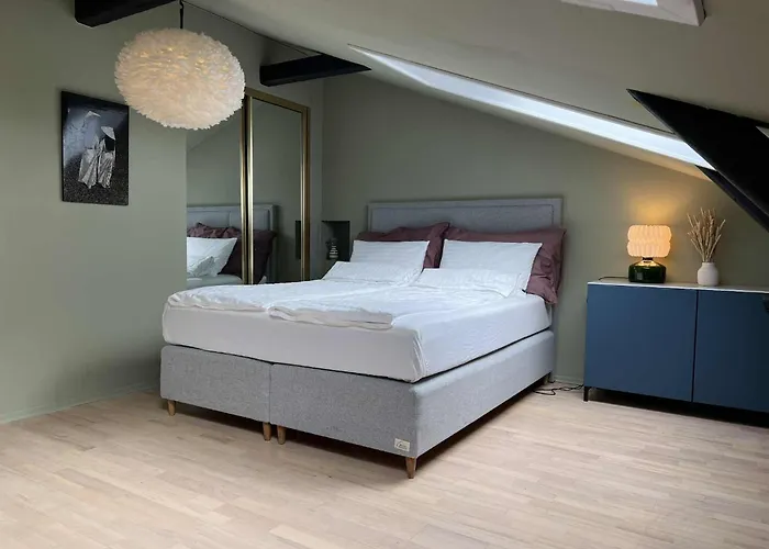 Stylish Gruenerlokka Penthouse With Rooftop Terrace Apartamento *